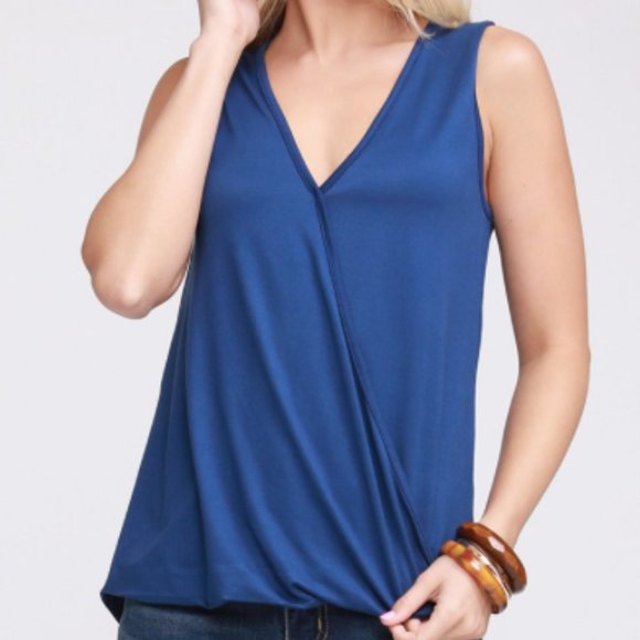 A Chance Worth Taking Top in Navy - Picture 1 of 1